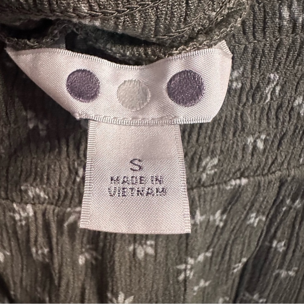 Three Dots Olive Green Patterned Pants - image 2